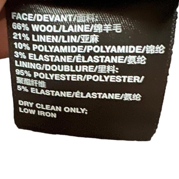 Lafayette 148 New York Womens Black Sleeveless Wool Blend Sheath Dress Sz 12 New - Picture 6 of 13